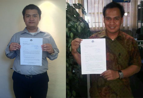 Tim Bantuan Hukum APPI memegang kedua gugatan yang telah didaftarkan ke PN Jakarta Pusat