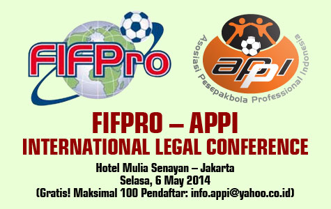 FIFPro-APPI International Legal Conference - Terbuka untuk 100 Peserta Umum
